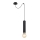 Globo - Candelabro suspenso 1xE27/60W/230V madeira preta