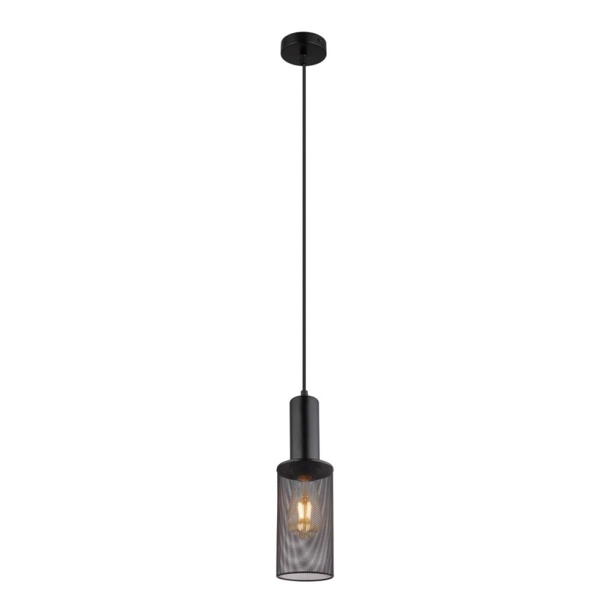 Globo - Candelabro suspenso 1xE27/60W/230V preto