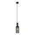 Globo - Candelabro suspenso 1xE27/60W/230V preto
