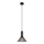 Globo - Candelabro suspenso 1xE27/60W/230V preto