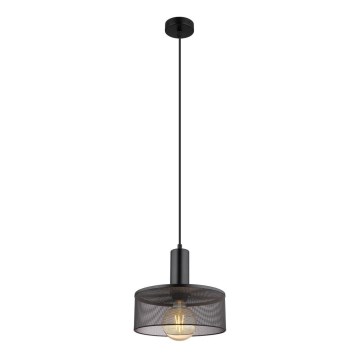 Globo - Candelabro suspenso 1xE27/60W/230V preto