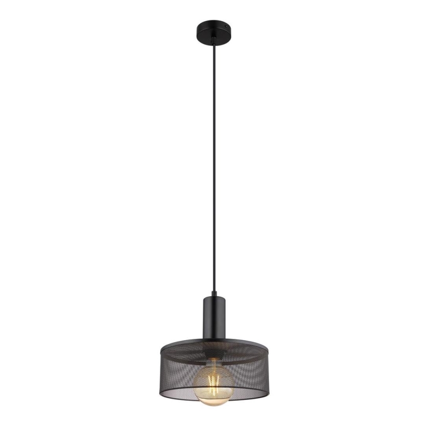 Globo - Candelabro suspenso 1xE27/60W/230V preto