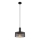 Globo - Candelabro suspenso 1xE27/60W/230V preto