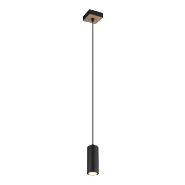 Globo - Candelabro suspenso 1xGU10/35W/230V preto/castanho