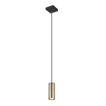 Globo - Candelabro suspenso 1xGU10/35W/230V preto/latão