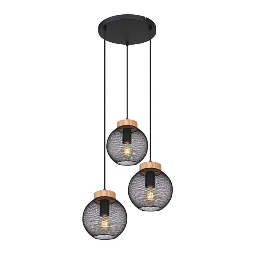 Globo - Candelabro suspenso 3xE27/60W/230V