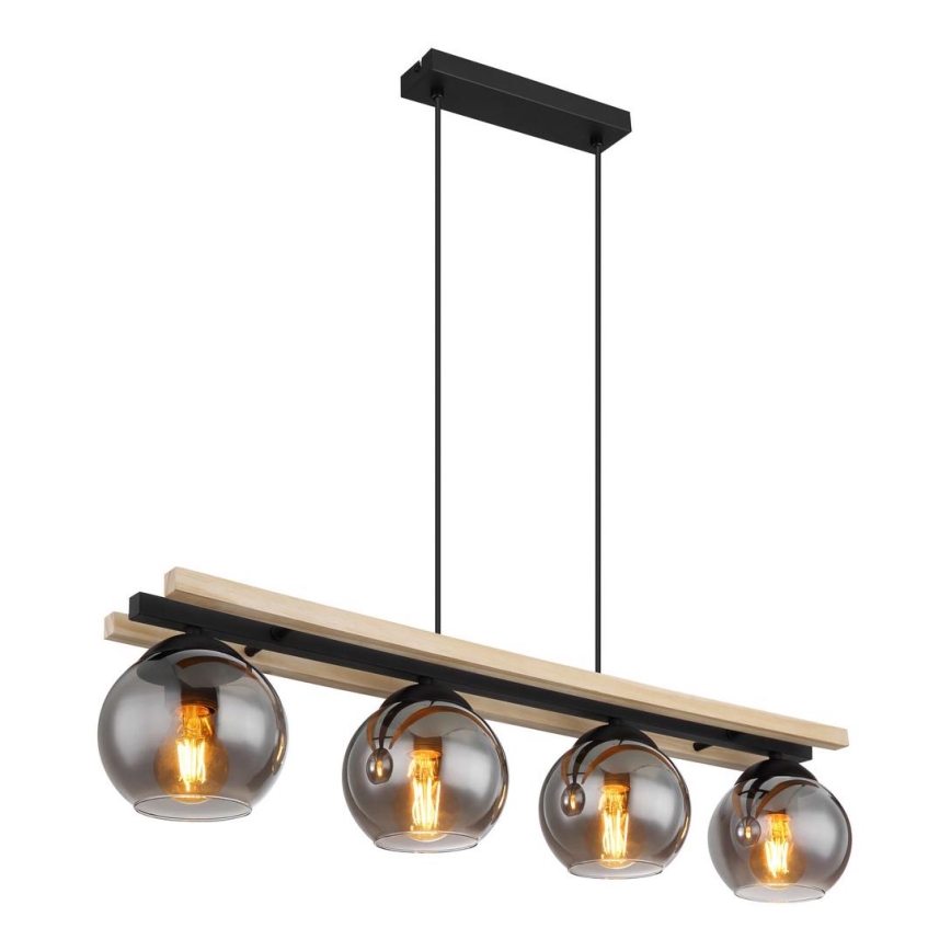 Globo - Candelabro suspenso 4xE27/25W/230V