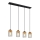 Globo - Candelabro suspenso 4xE27/40W/230V metal/madeira