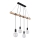 Globo - Candelabro suspenso 4xE27/60W/230V