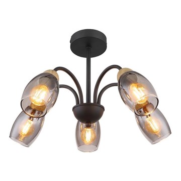 Globo - Candelabro suspenso 5xE14/25W/230V