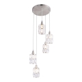 Globo - Candelabro suspenso 5xE14/40W/230V