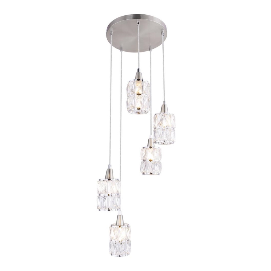 Globo - Candelabro suspenso 5xE14/40W/230V