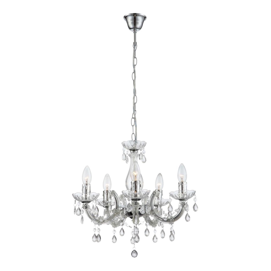 Globo - Candelabro suspenso 5xE14/40W/230V