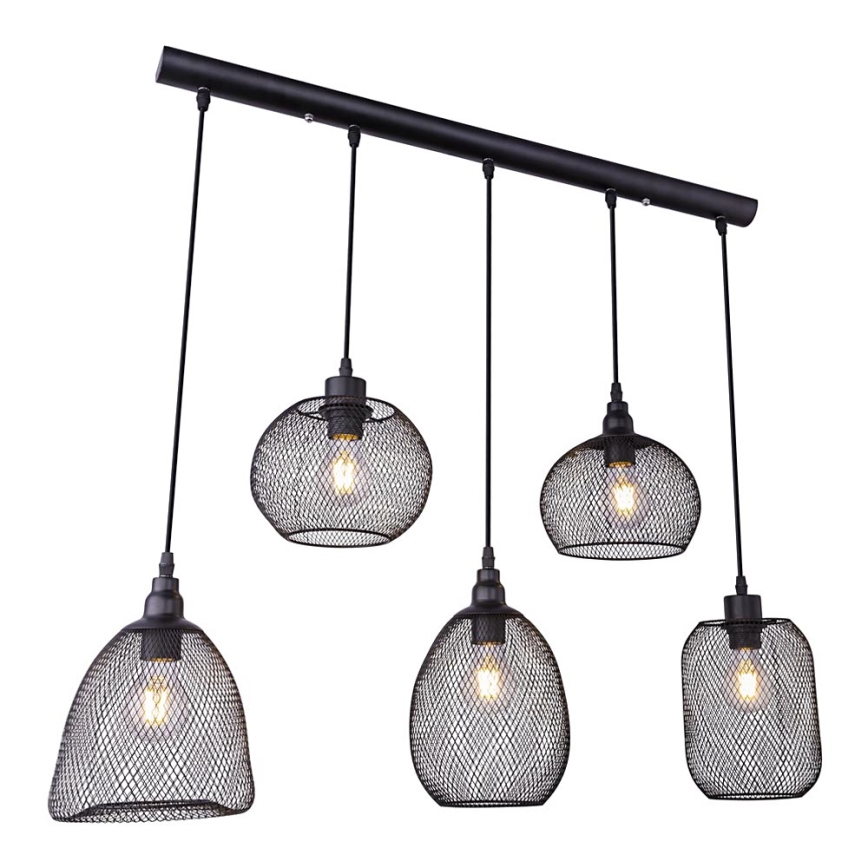 Globo - Candelabro suspenso 5xE27/60W/230V