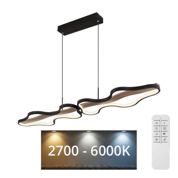 Globo - Candelabro suspenso LED com regulação LED/36W/230V 2700-6000K + controlo remoto