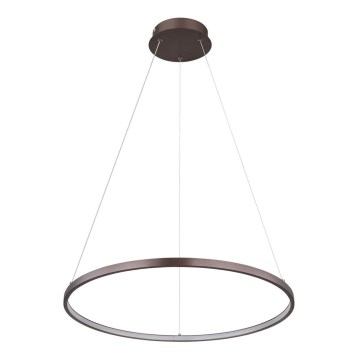 Globo - Candelabro suspenso LED LED/29W/230V castanho