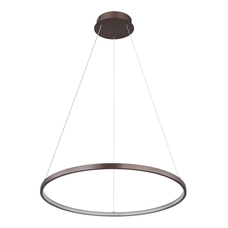 Globo - Candelabro suspenso LED LED/29W/230V castanho