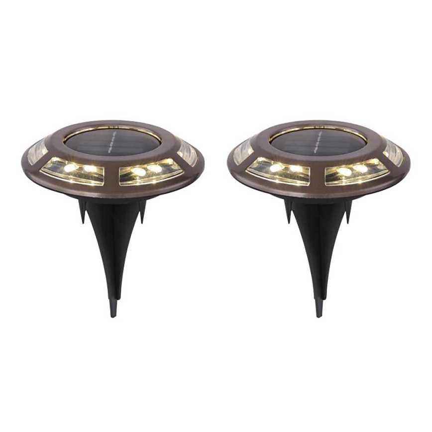 Globo - CONJUNTO 2x Iluminação solar LED LED/0,72W/3V 3200K IP44