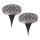 Globo - CONJUNTO 2x Luzes solares LED LED/0,8W/3V IP44 300 mAh