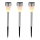 Globo - CONJUNTO 3x Candeeiro solar 3xLED/0,06W/1,2V IP44