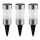 Globo - CONJUNTO 3x Candeeiros solares LED LED/0,06W/3,2V IP44 200 mAh
