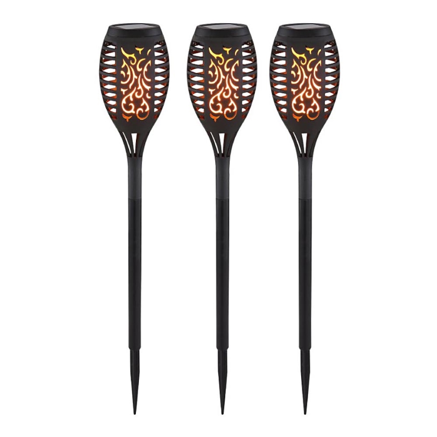 Globo - CONJUNTO 3x Candeeiros solares LED LED/0,1W/3V IP44