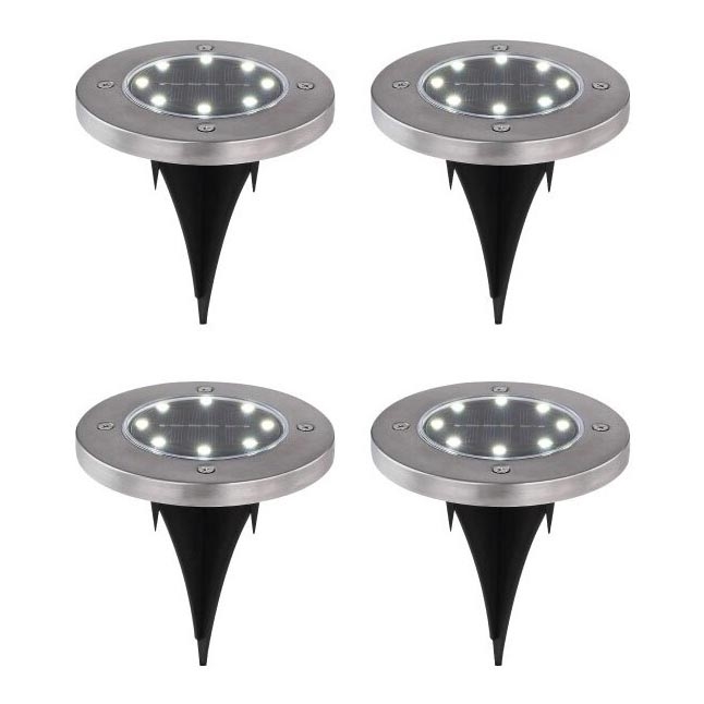 Globo - CONJUNTO 4x Luzes solares LED LED/0,1W/3V IP44