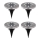 Globo - CONJUNTO 4x Luzes solares LED LED/0,1W/3V IP44