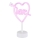Globo - Decoração de mesa LED neon LED/2W/3xAA coração