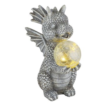 Globo - Decoração solar LED/0,02W/3V IP44 dragão