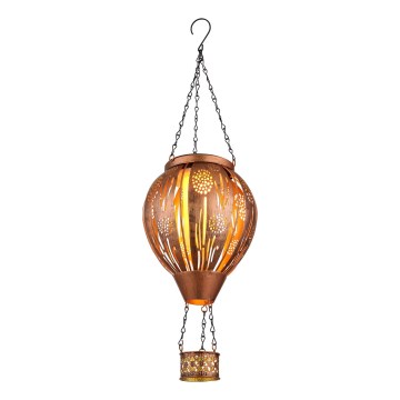 Globo - Decoração solar LED suspensa 12xLED/0,02W/3V IP44 Balão voador