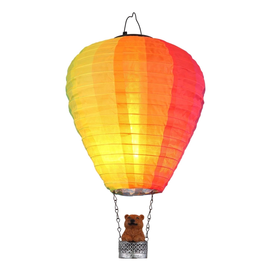 Globo - Decoração solar LED suspensa 24xLED/0,06W/3V IP44 Balão voador