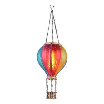 Globo - Decoração solar suspensa 20xLED/0,5W/3V IP44 Balão voador