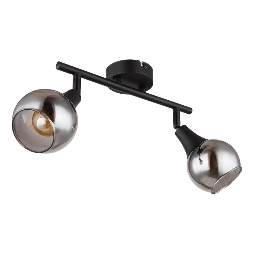 Globo - Foco 2xE14/40W/230V preto