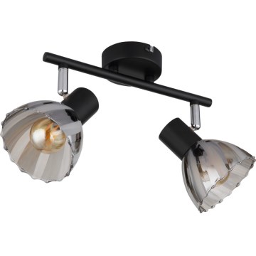 Globo - Foco 2xE14/40W/230V preto