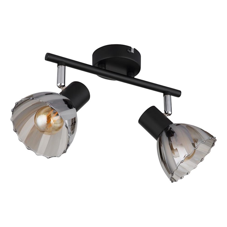Globo - Foco 2xE14/40W/230V preto