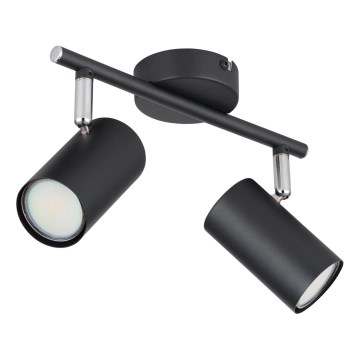 Globo - Foco 2xGU10/25W/230V preto