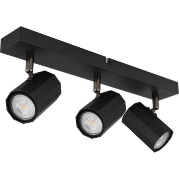 Globo - Foco 3xGU10/25W/230V preto