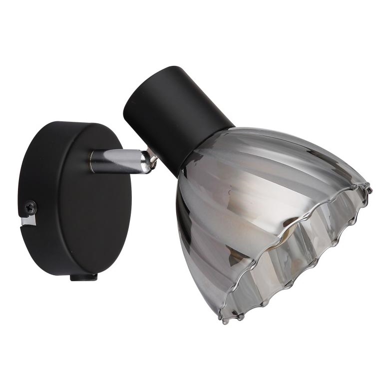 Globo - Foco de parede 1xE14/40W/230V preto
