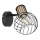 Globo - Foco de parede 1xE27/40W/230V