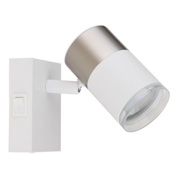 Globo - Foco de parede 1xGU10/25W/230V branco/cromado mate
