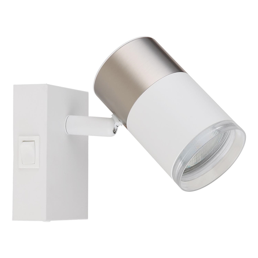 Globo - Foco de parede 1xGU10/25W/230V branco/cromado mate