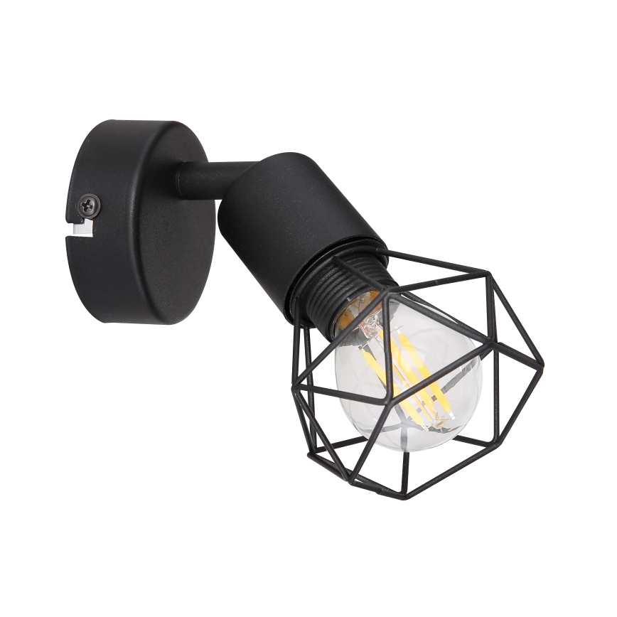 Globo - Foco de parede LED 1xE14/6W/230V preto