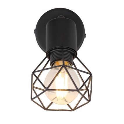 Globo - Foco de parede LED 1xE14/6W/230V preto