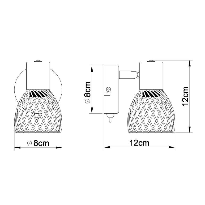 Globo - Foco de parede 1xE14/40W/230V