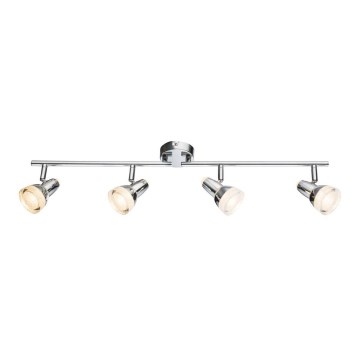 Globo - Foco LED 4xLED/4W/230V cromado brilhante