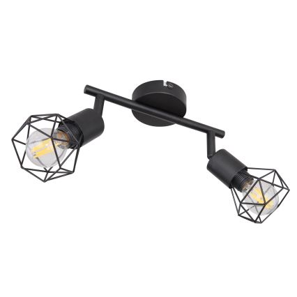 Globo - Foco LED 2xE14/6W/230V preto