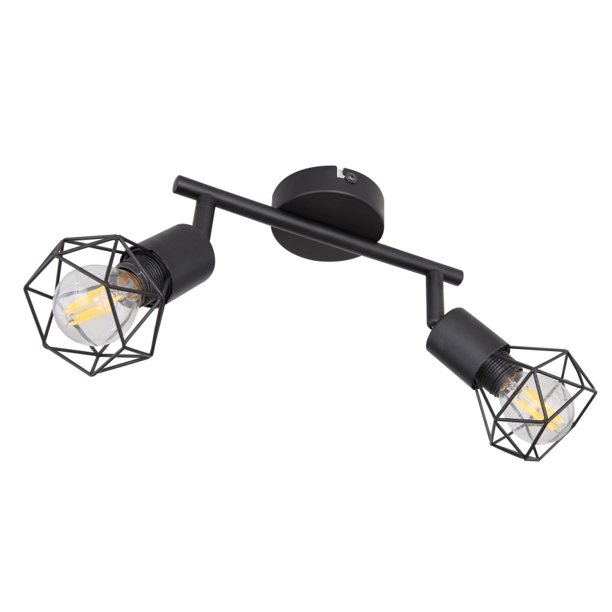 Globo - Foco LED 2xE14/6W/230V preto