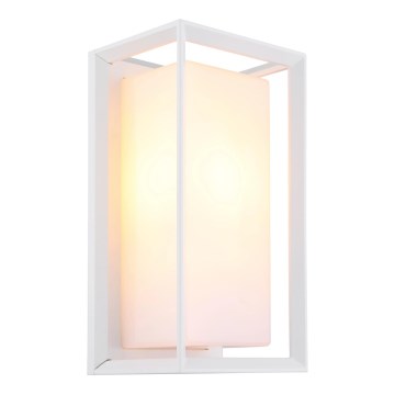 Globo - Iluminação de parede exterior 1xE27/60W/230V IP44 branco