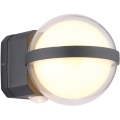 Globo - Iluminação de parede exterior LED LED/12W/230V IP54 preto